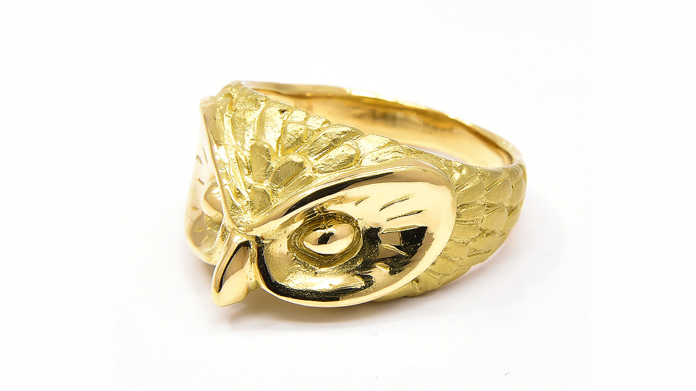 梟　フクロウ　リング　指輪