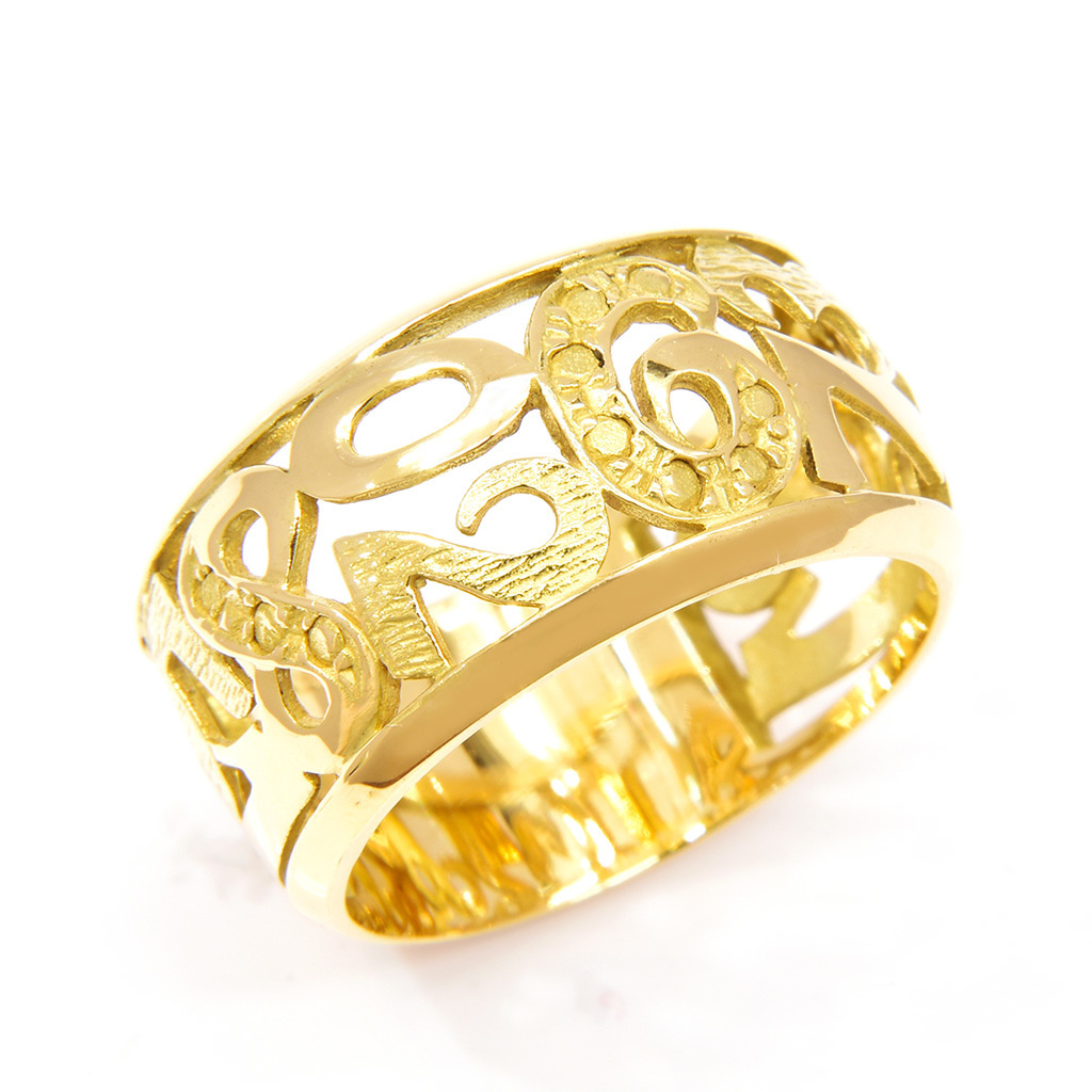 アラビア数字の指輪