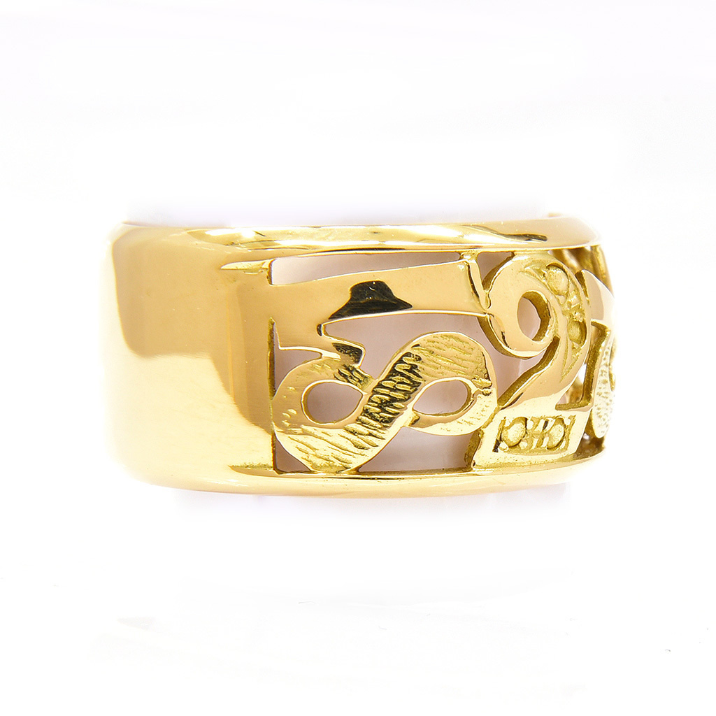 アラビア数字の指輪