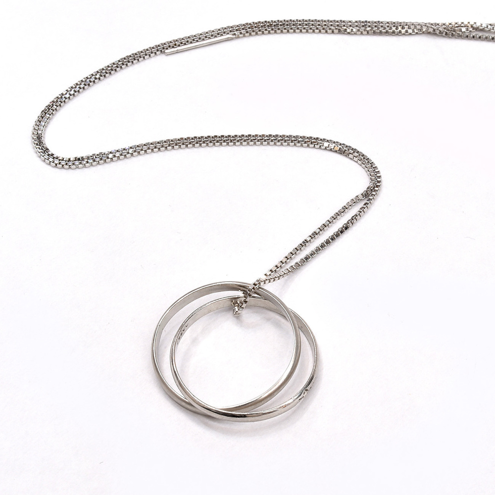 2連リングネックレス