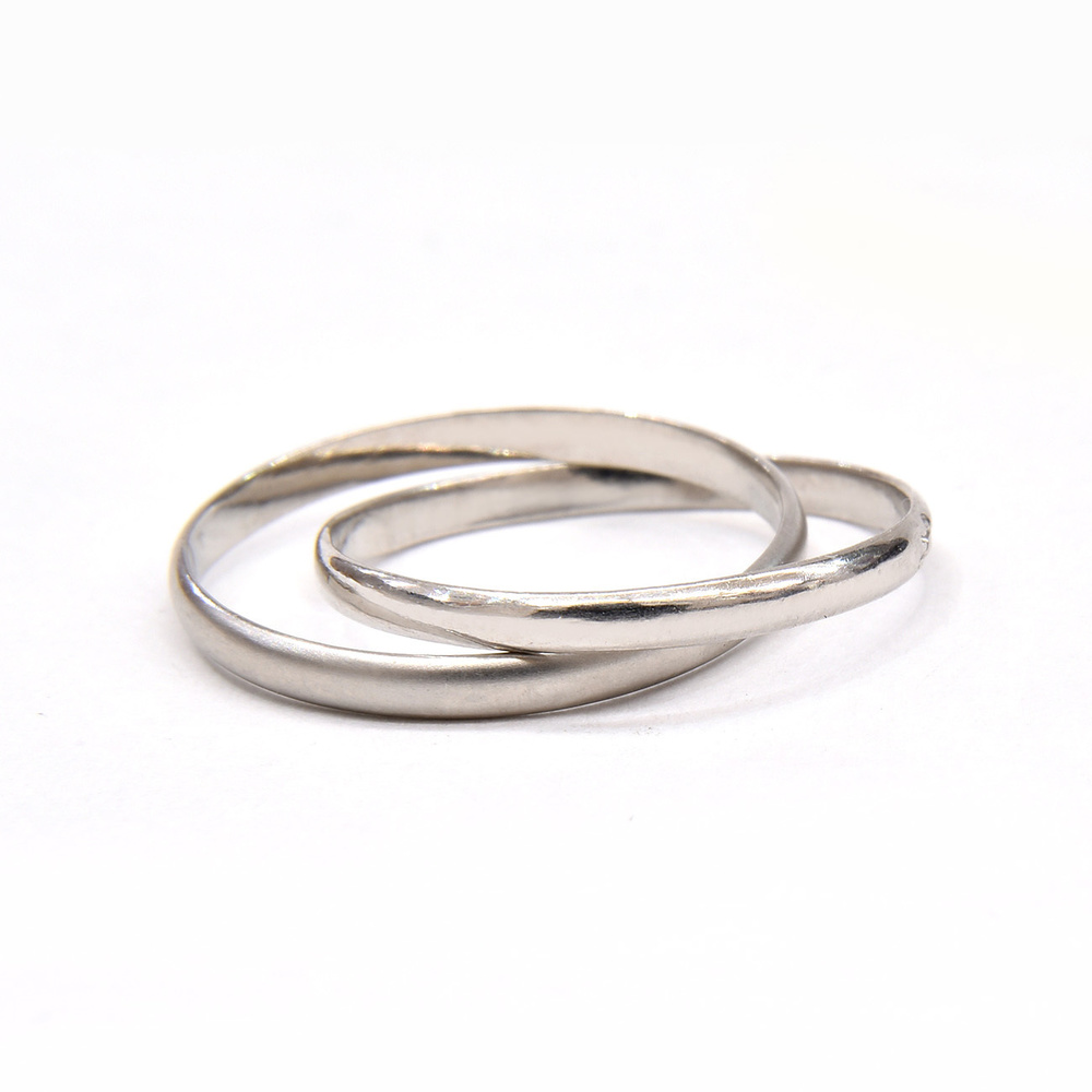 2連リングネックレス